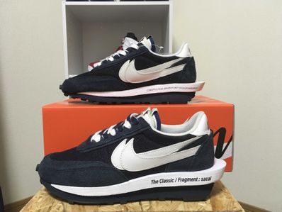 Fragment × sacai × Nike LD Waffle "Blackended Blue"