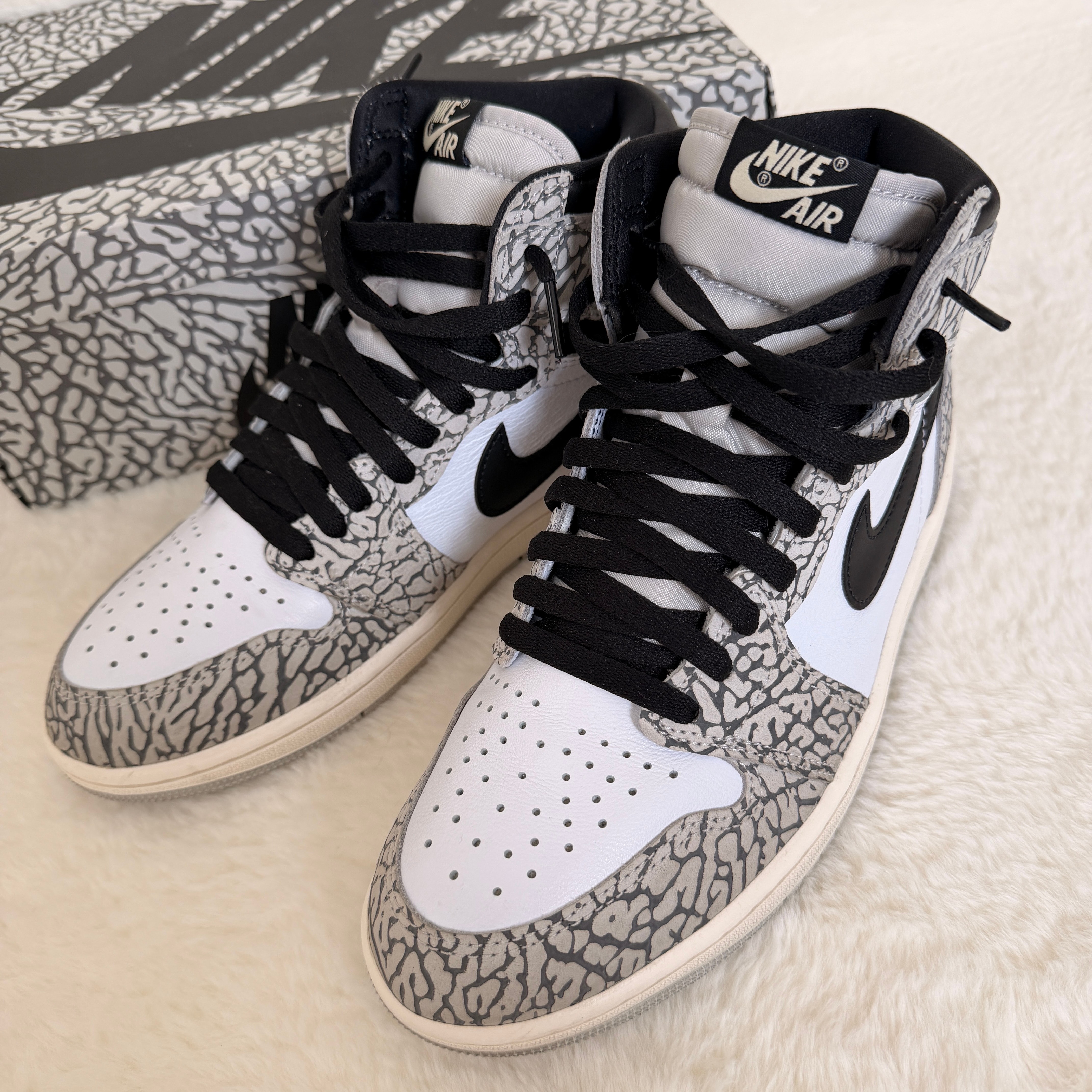 Nike Air Jordan 1 High OG "White Cement/Safari"