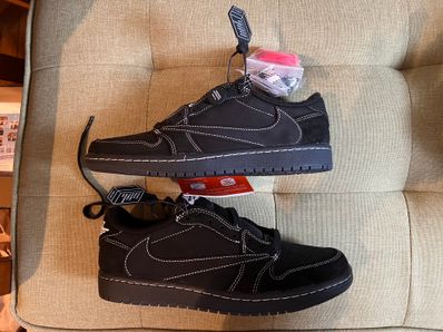 Travis Scott × Nike Air Jordan 1 Low OG SP "Black Phantom"