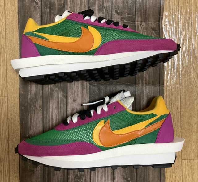 sacai × NIKE LDV WAFFLE "PINE GREEN"