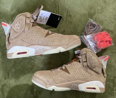 Travis Scott × Nike Air Jordan 6 "British Khaki"