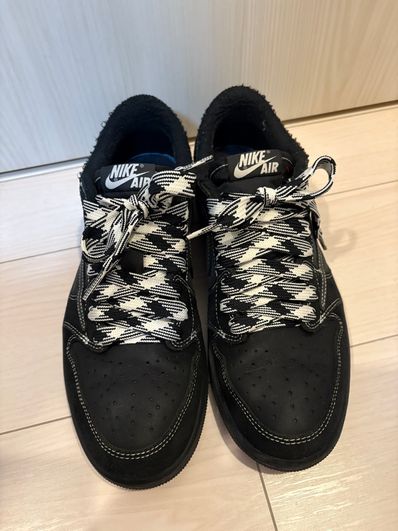 Travis Scott × Nike Air Jordan 1 Low OG SP "Black Phantom"