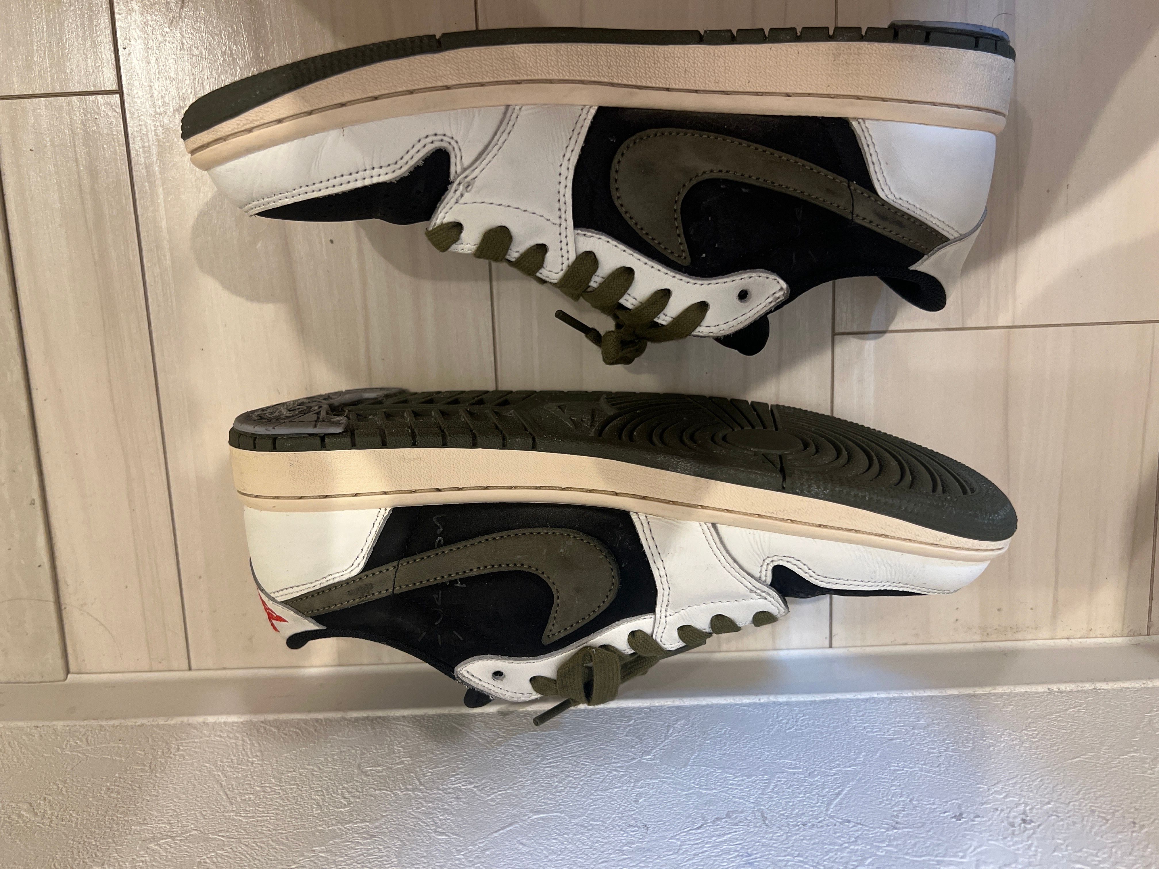 Travis Scott × Nike Women's Air Jordan 1 Low OG "Medium Olive"