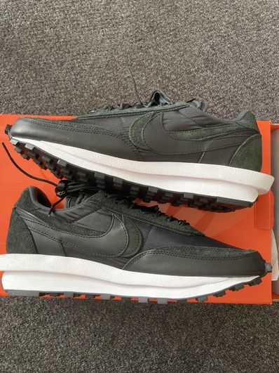 sacai × Nike LDV Waffle "Triple Black"