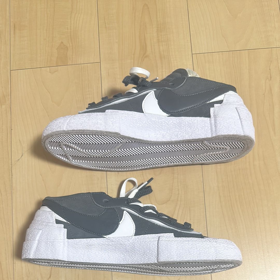 Sacai × Nike Blazer Low "Iron Grey"