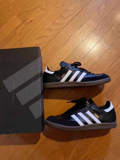 adidas Samba Leather "Core Black"