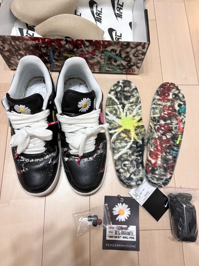 PEACEMINUSONE × Nike Air Force 1 Low '07 Para-Noise 3.0 "Black and Multi-Color" / G-DRAGON