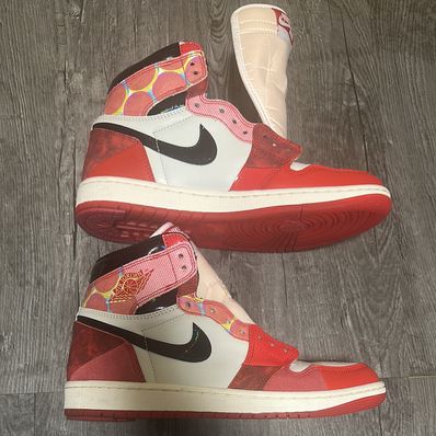 Spider-Man × Nike Air Jordan 1 Retro High OG SP "Spider-Man: Across the Spider-Verse/University Red"