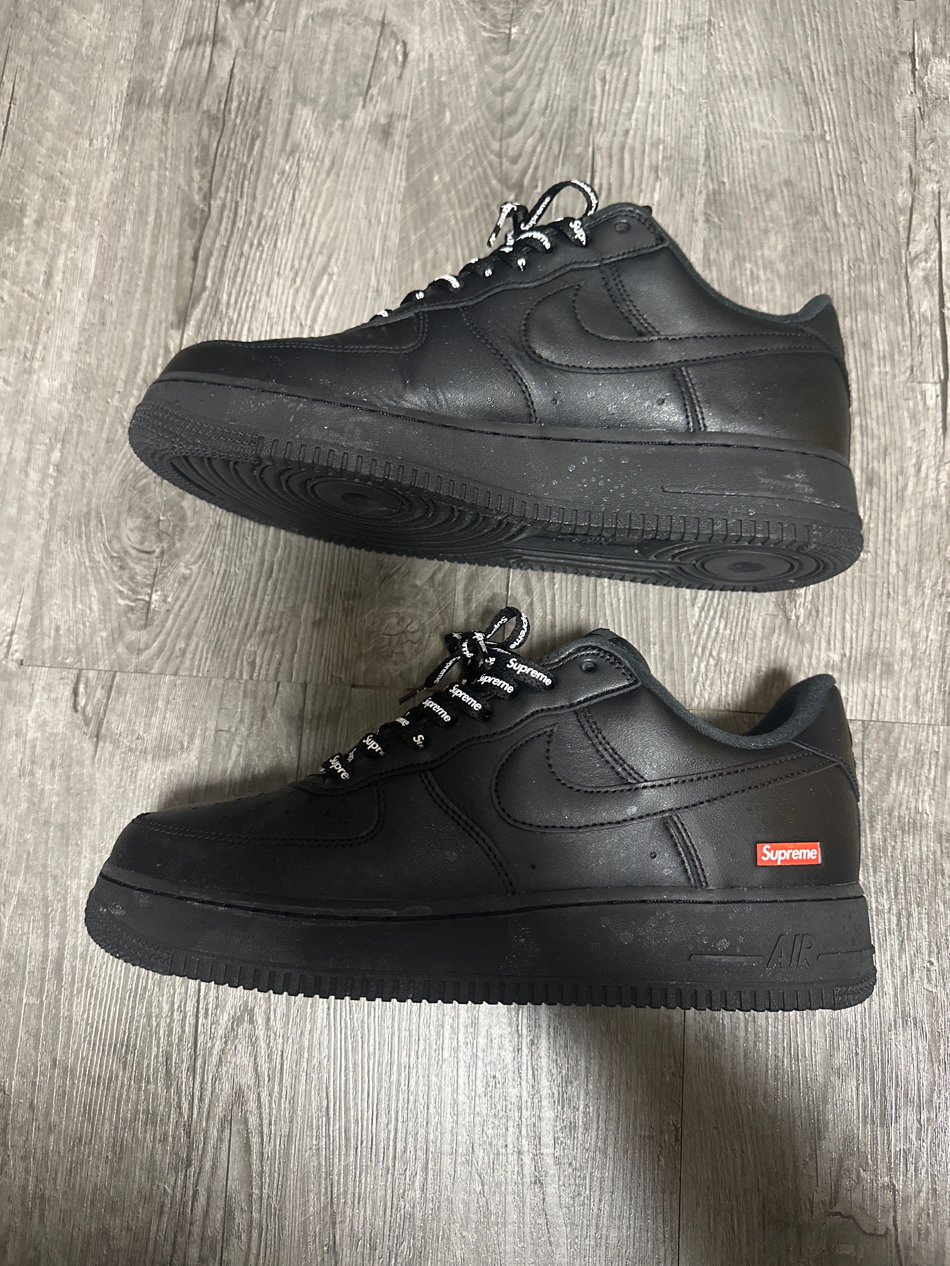 Supreme × Nike Air Force 1 Low "Black"