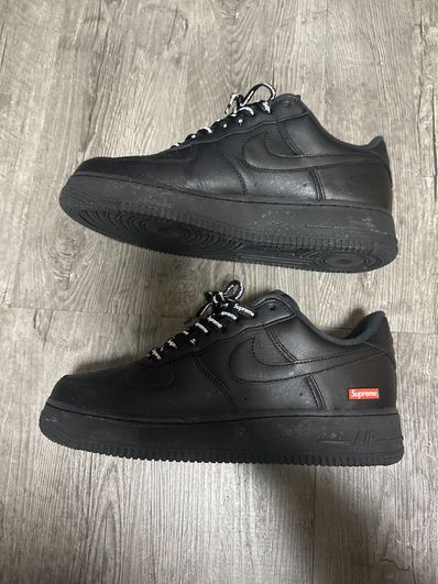 Supreme × Nike Air Force 1 Low "Black"