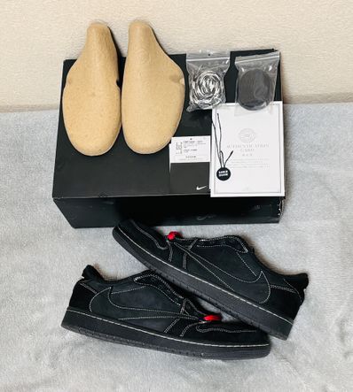 Travis Scott × Nike Air Jordan 1 Low OG SP "Black Phantom"