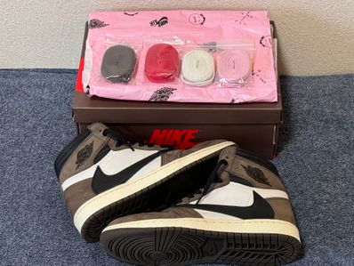 Travis Scott × Nike Air Jordan 1 Retro High OG TS SP "Sail/Dark Mocha"