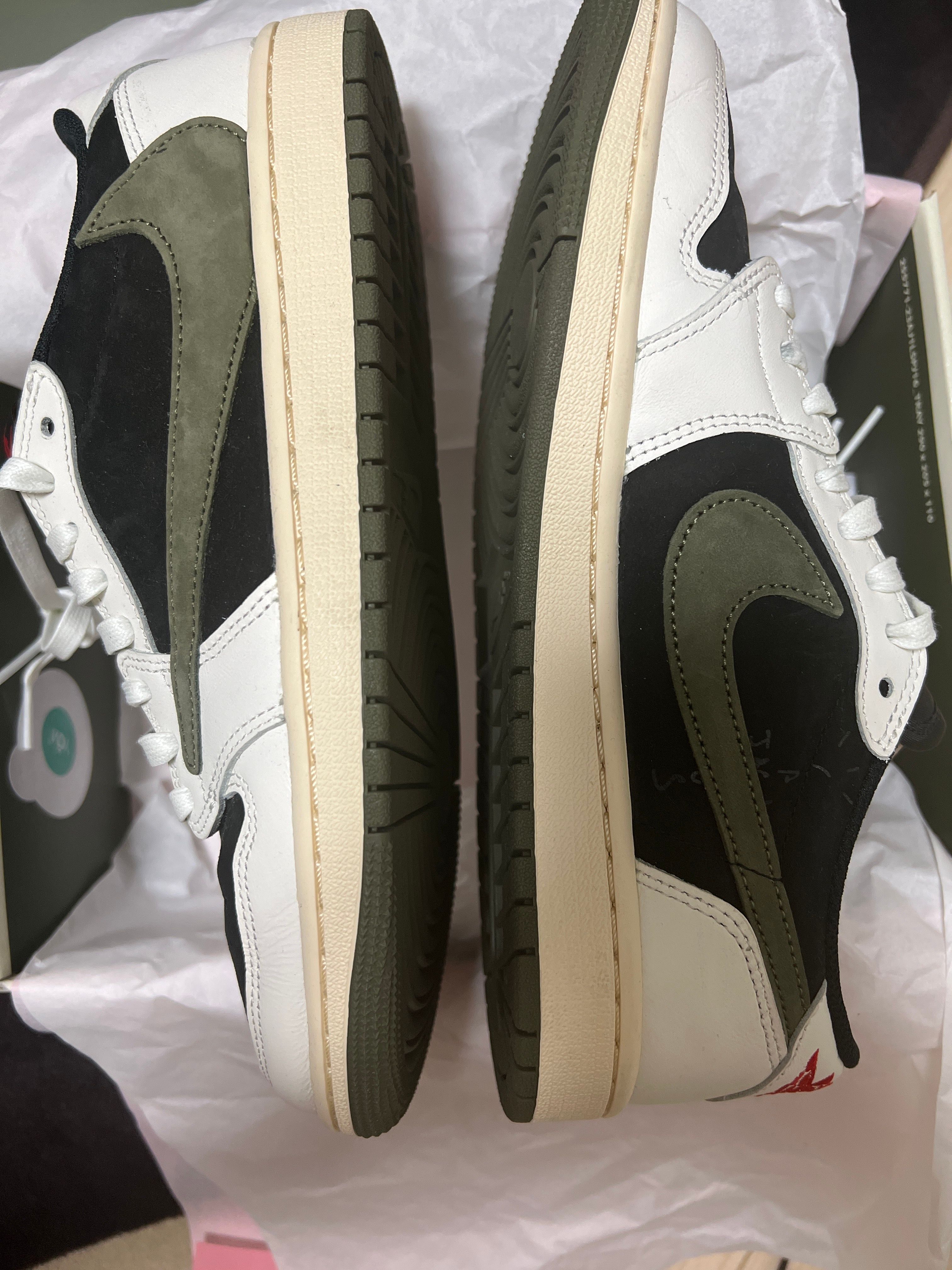 Travis Scott × Nike Women's Air Jordan 1 Low OG "Medium Olive"