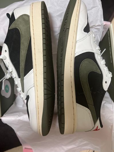 Travis Scott × Nike Women's Air Jordan 1 Low OG "Medium Olive"