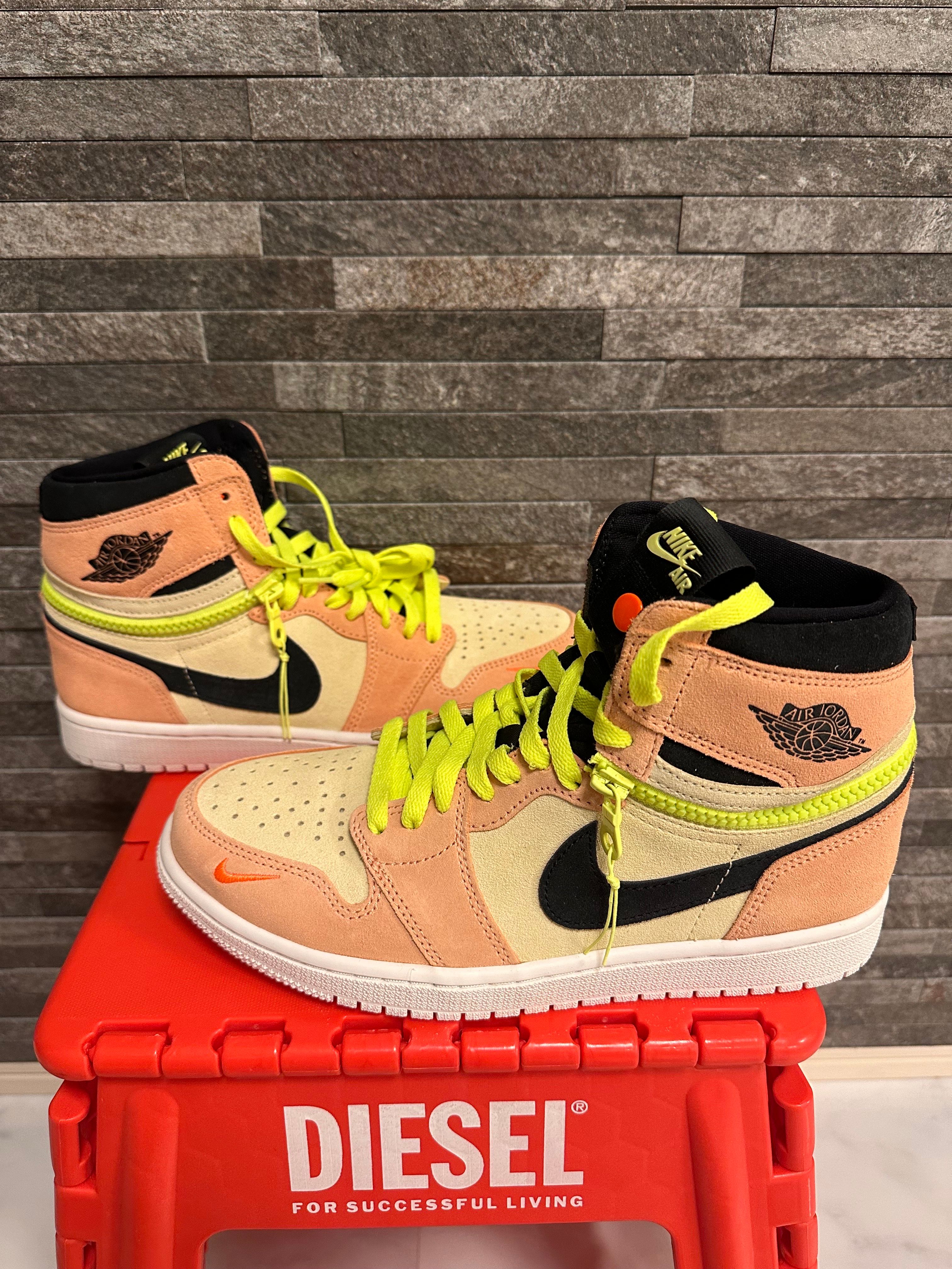 Nike Air Jordan 1 High Switch "Peach and Neon"