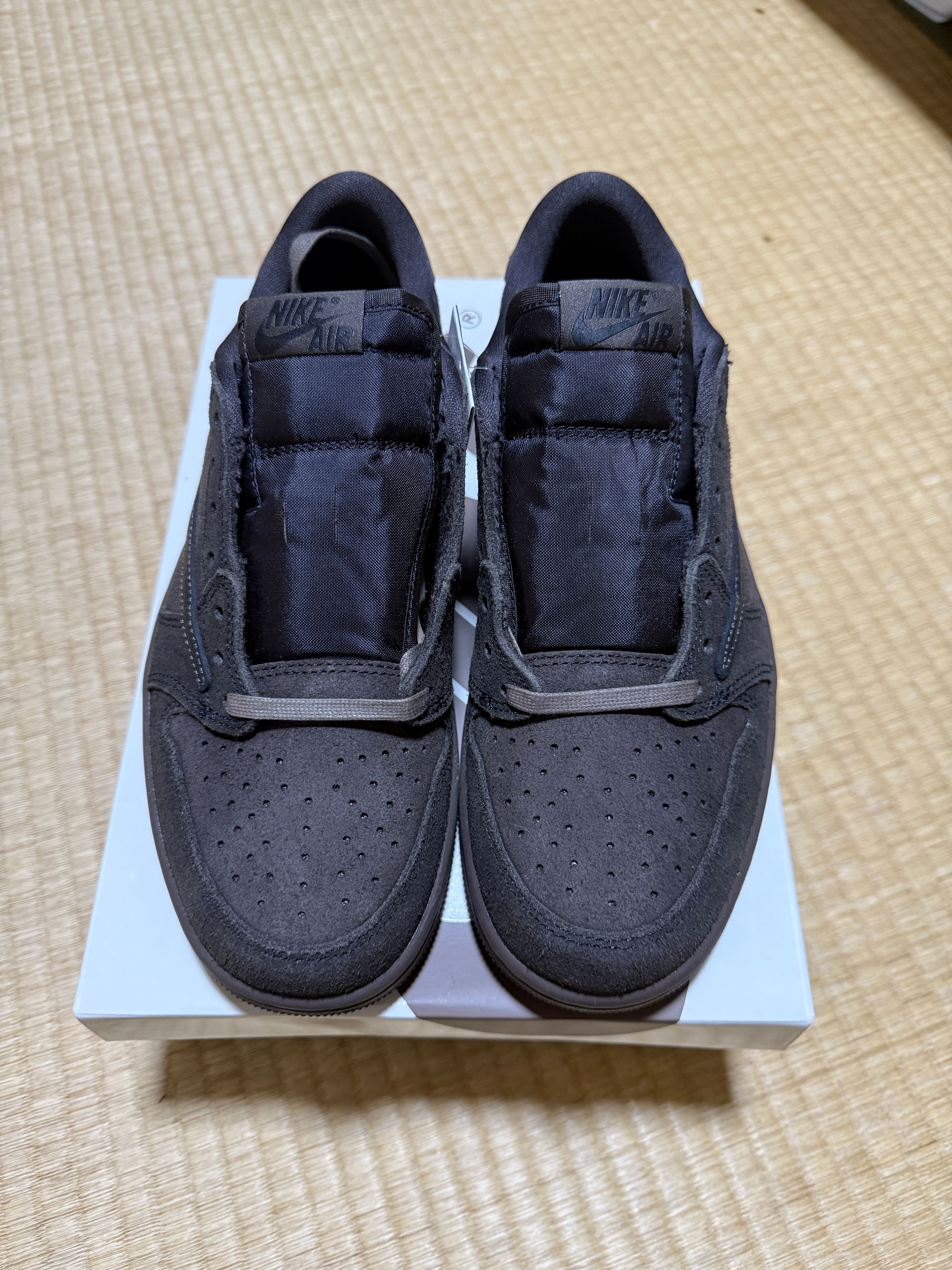 Travis Scott × Nike Air Jordan 1 Low OG SP "Black Phantom"