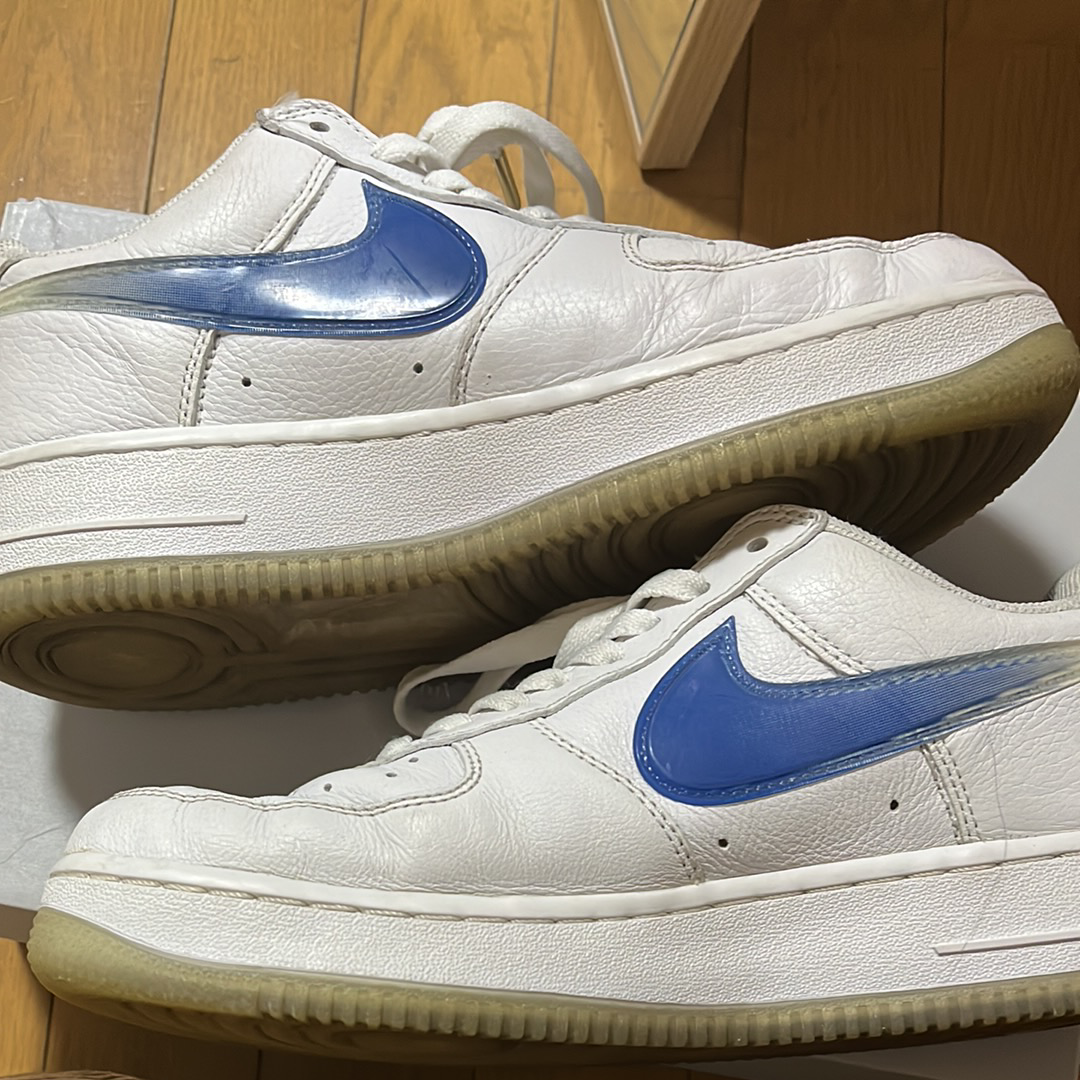 KITH × Nike Air Force 1 Low "White/Rush Blue/White/Brilliant Orange"
