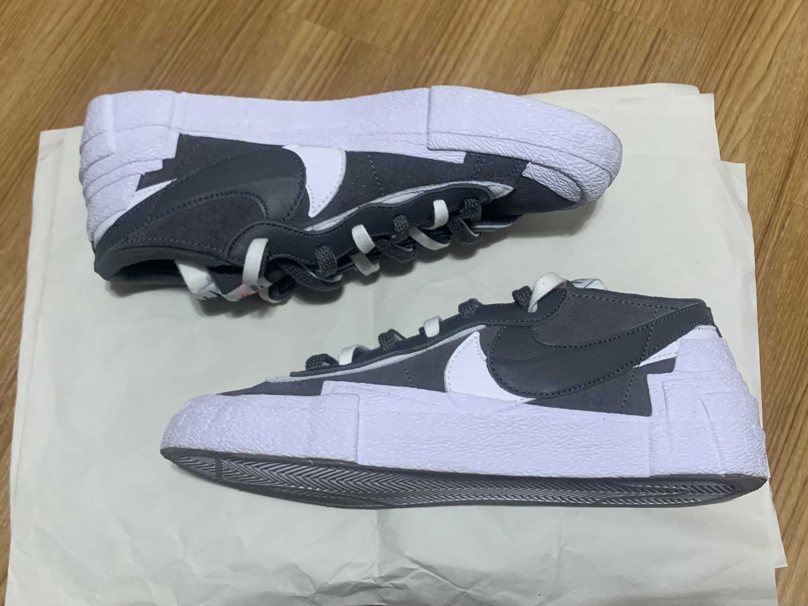 Sacai × Nike Blazer Low "Iron Grey"