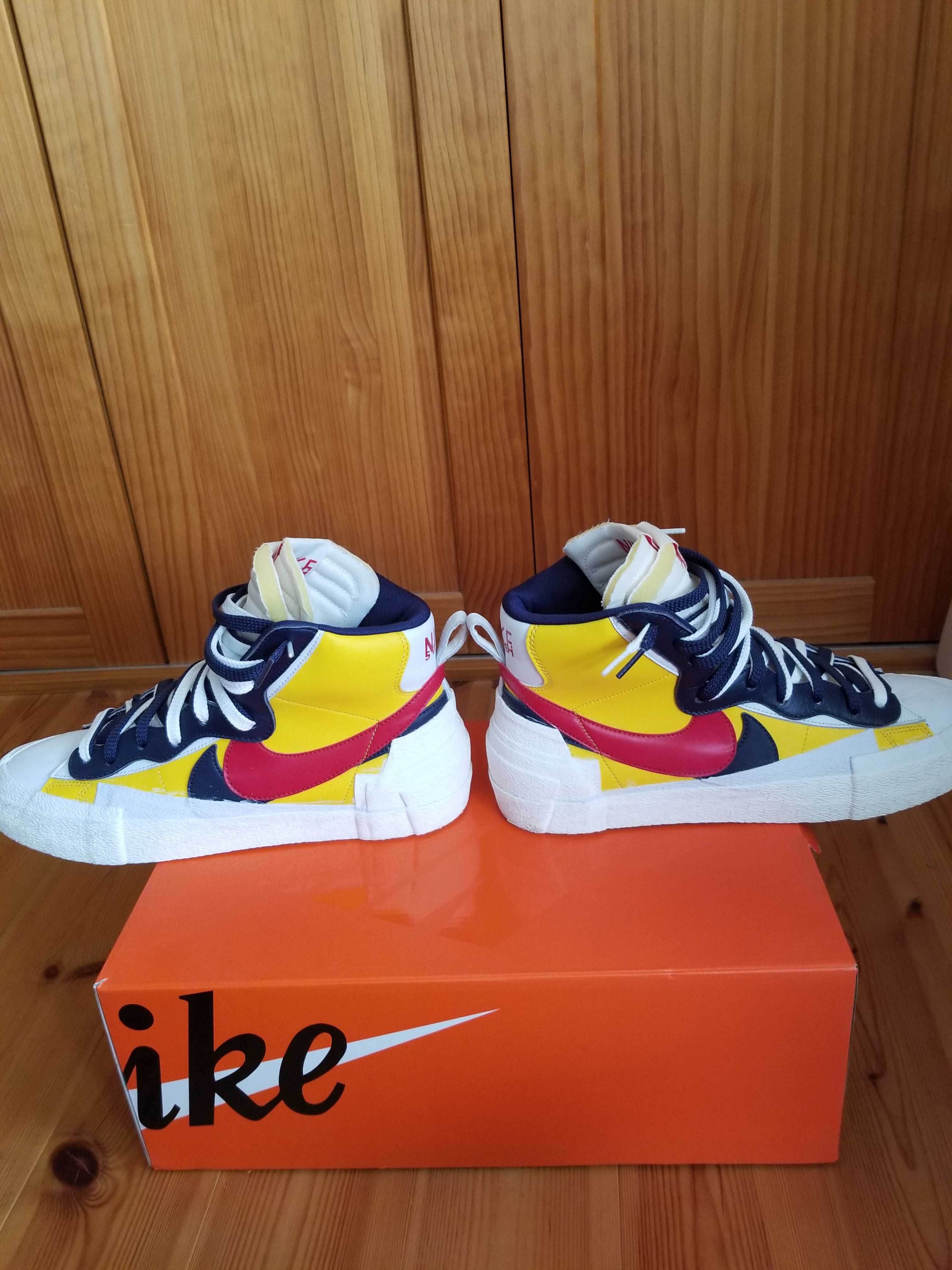 sacai × Nike Blazer Mid "Varsity Maize/Varsity Red"