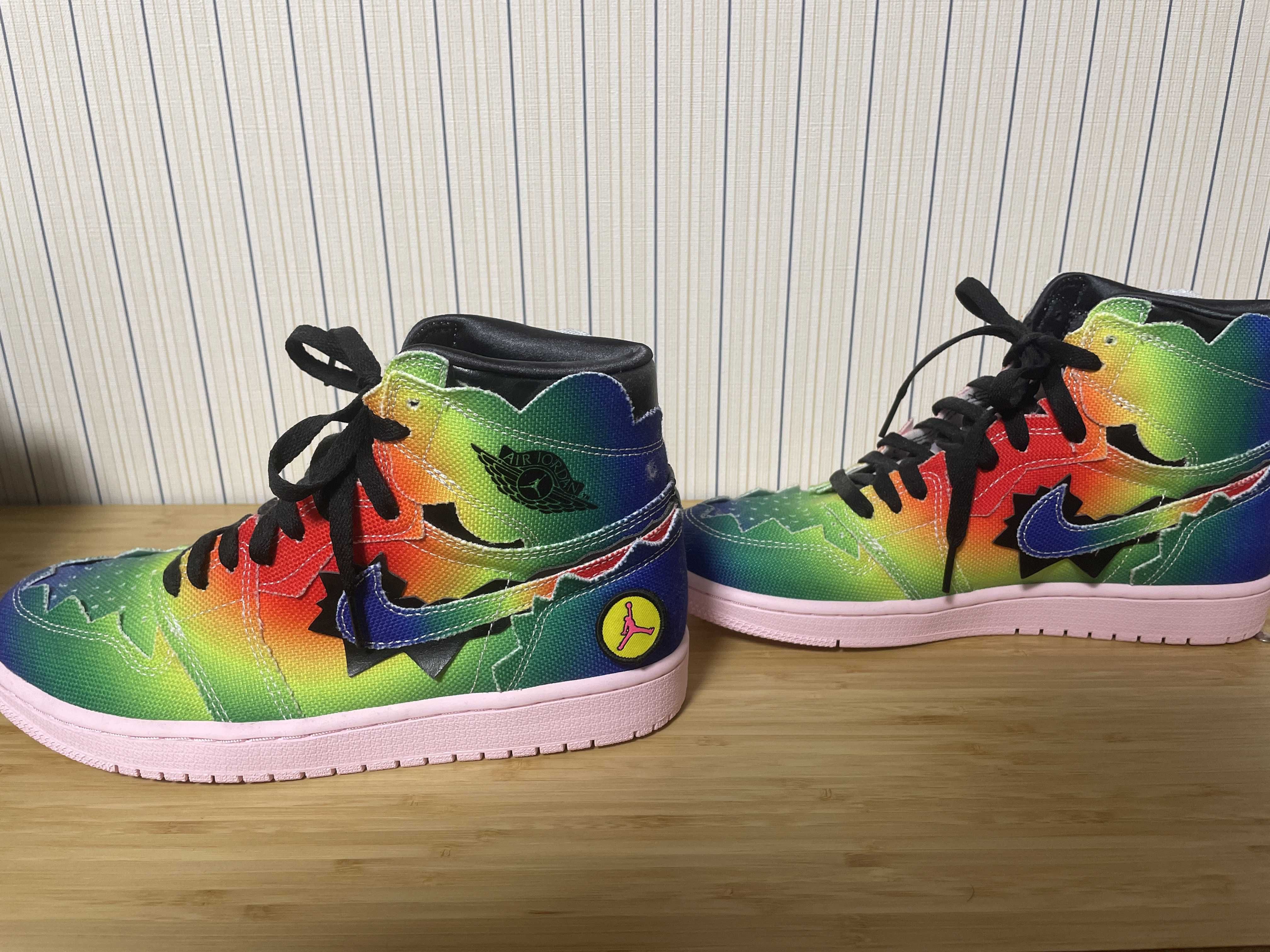 J Balvin × Nike Air Jordan 1 High OG "Rainbow"