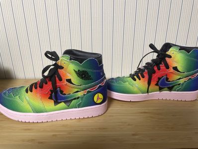 J Balvin × Nike Air Jordan 1 High OG "Rainbow"