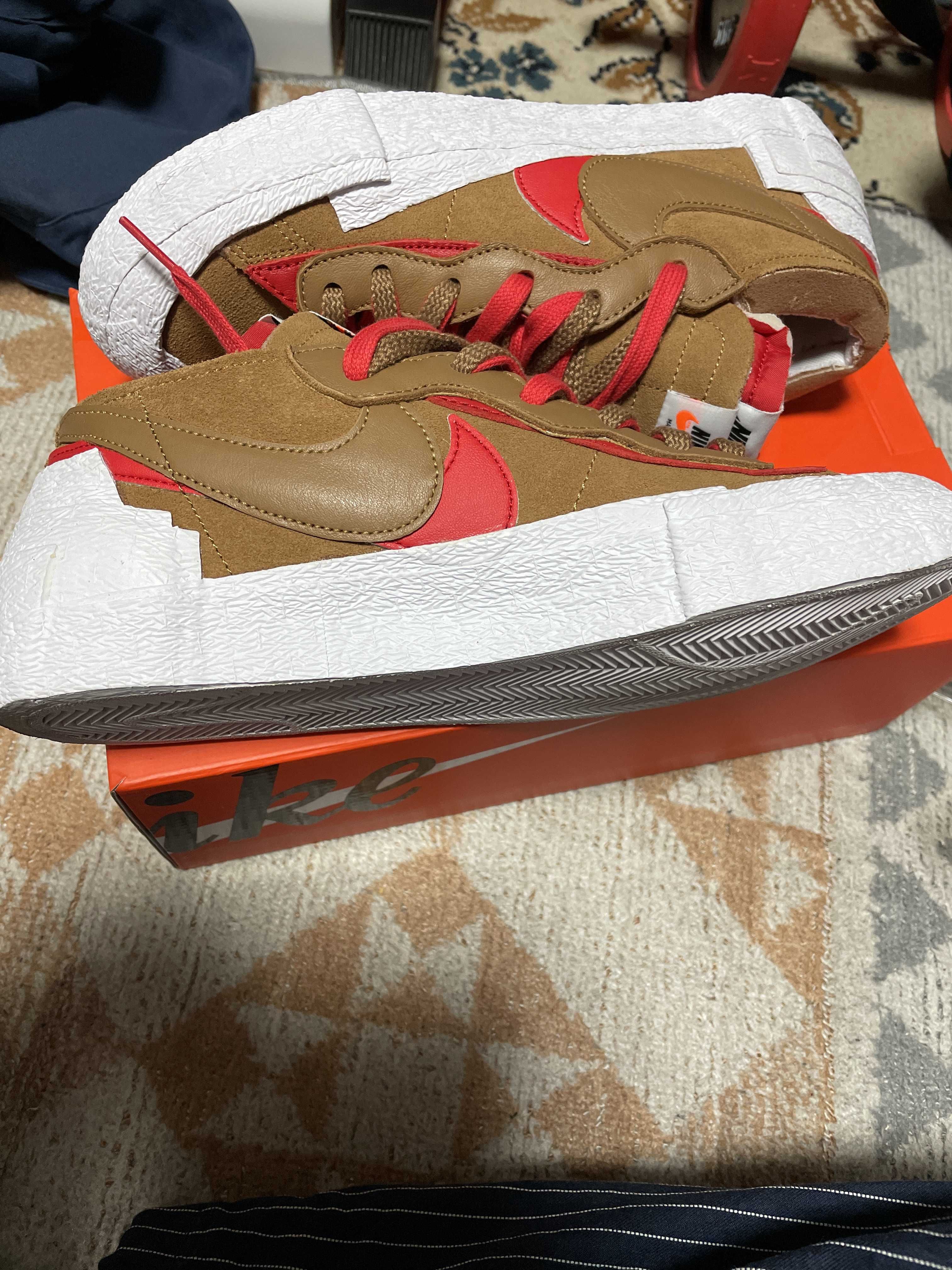 SACAI × NIKE BLAZER LOW "BRITISH TAN"