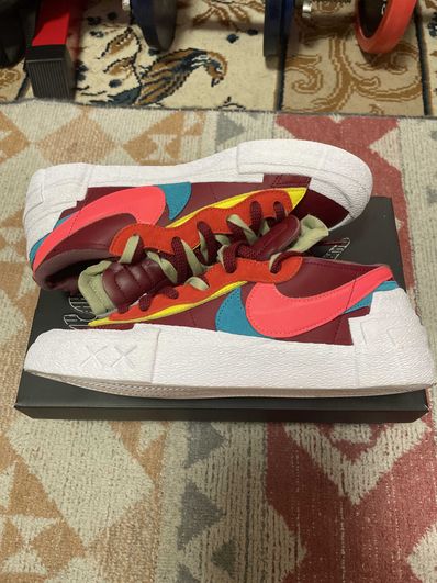 KAWS × sacai × Nike Blazer Low "Team Red"