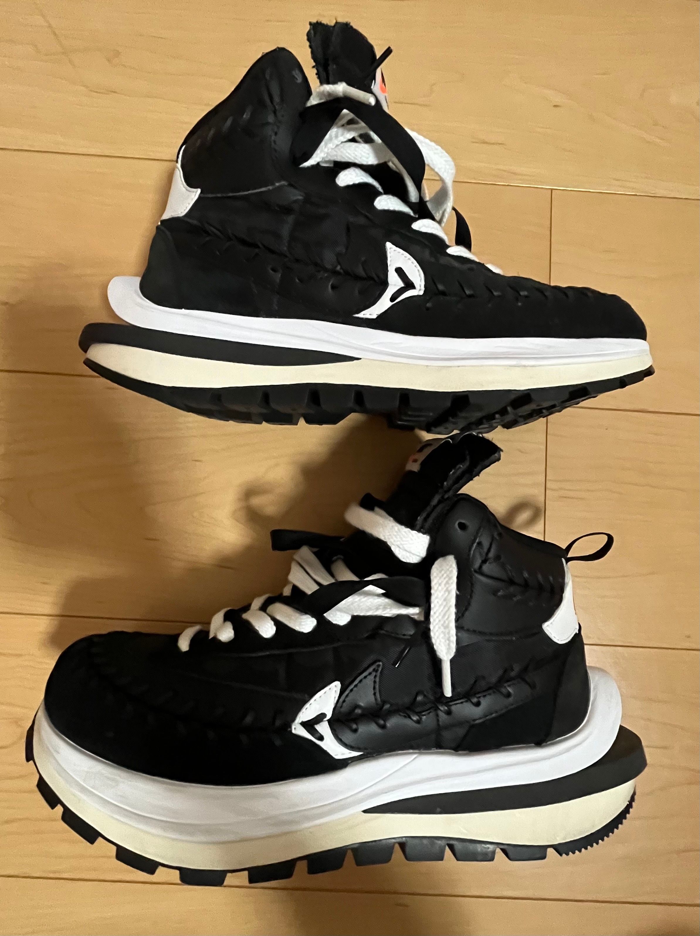 Jean-Paul Gaultier × sacai × Nike Vapor Waffle "Black/Black-White"