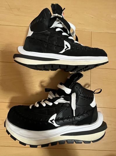 Jean-Paul Gaultier × sacai × Nike Vapor Waffle "Black/Black-White"