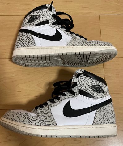 Nike Air Jordan 1 High OG "White Cement/Safari"