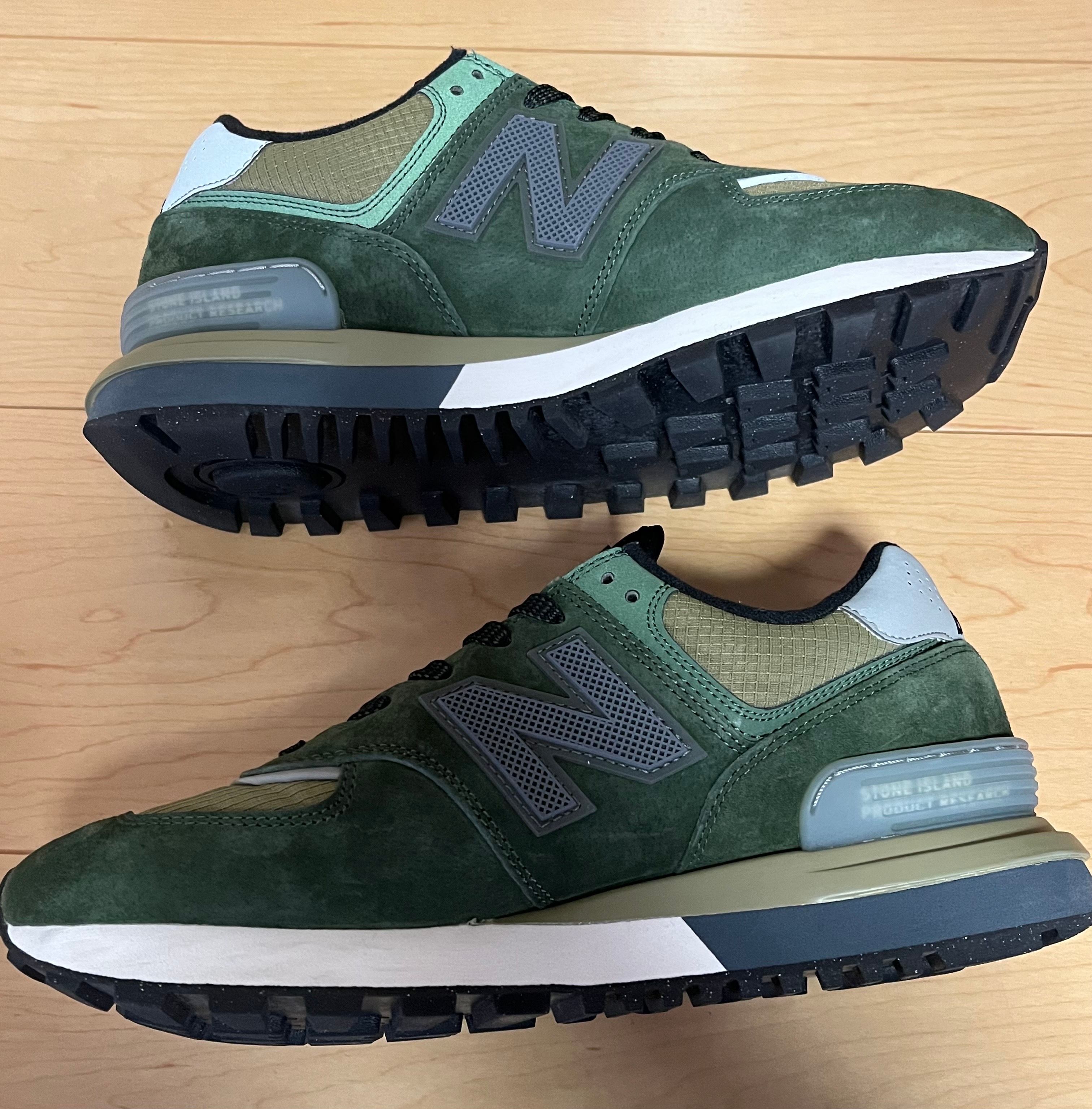 Stone Island × New Balance 574 Legacy "Dark Green"
