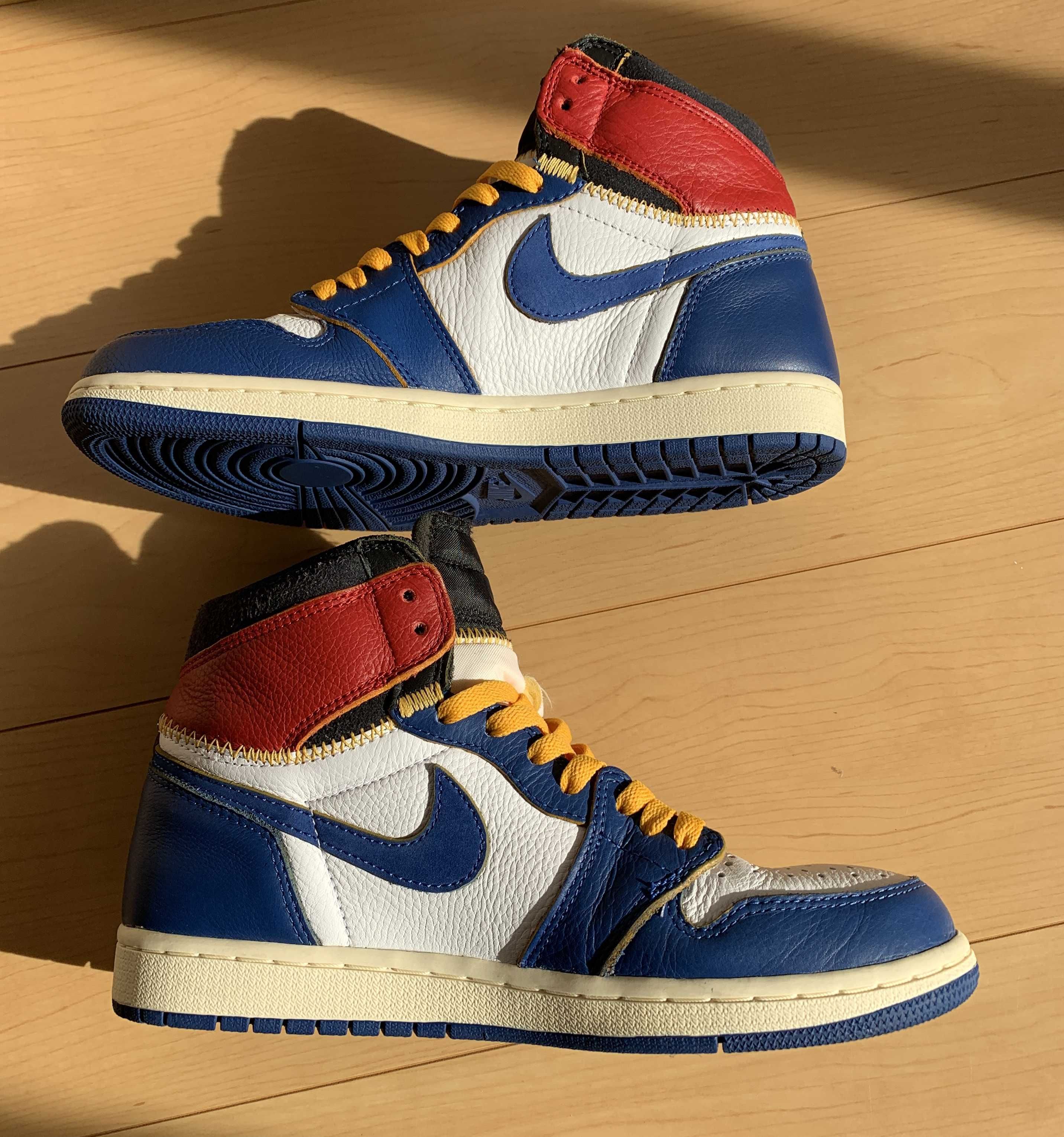 Union × Nike Air Jordan 1 Retro High OG NRG "Storm Blue/Varsity Red"