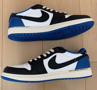 Travis Scott × fragment design × Nike Air Jordan 1 Low OG SP "Military Blue"