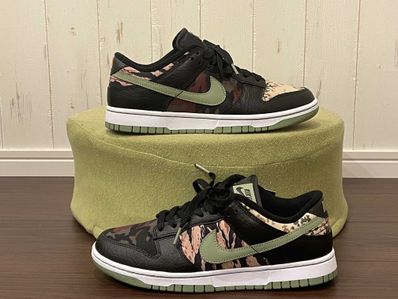 NIKE DUNK LOW SE "BLACK MULTI CAMO"
