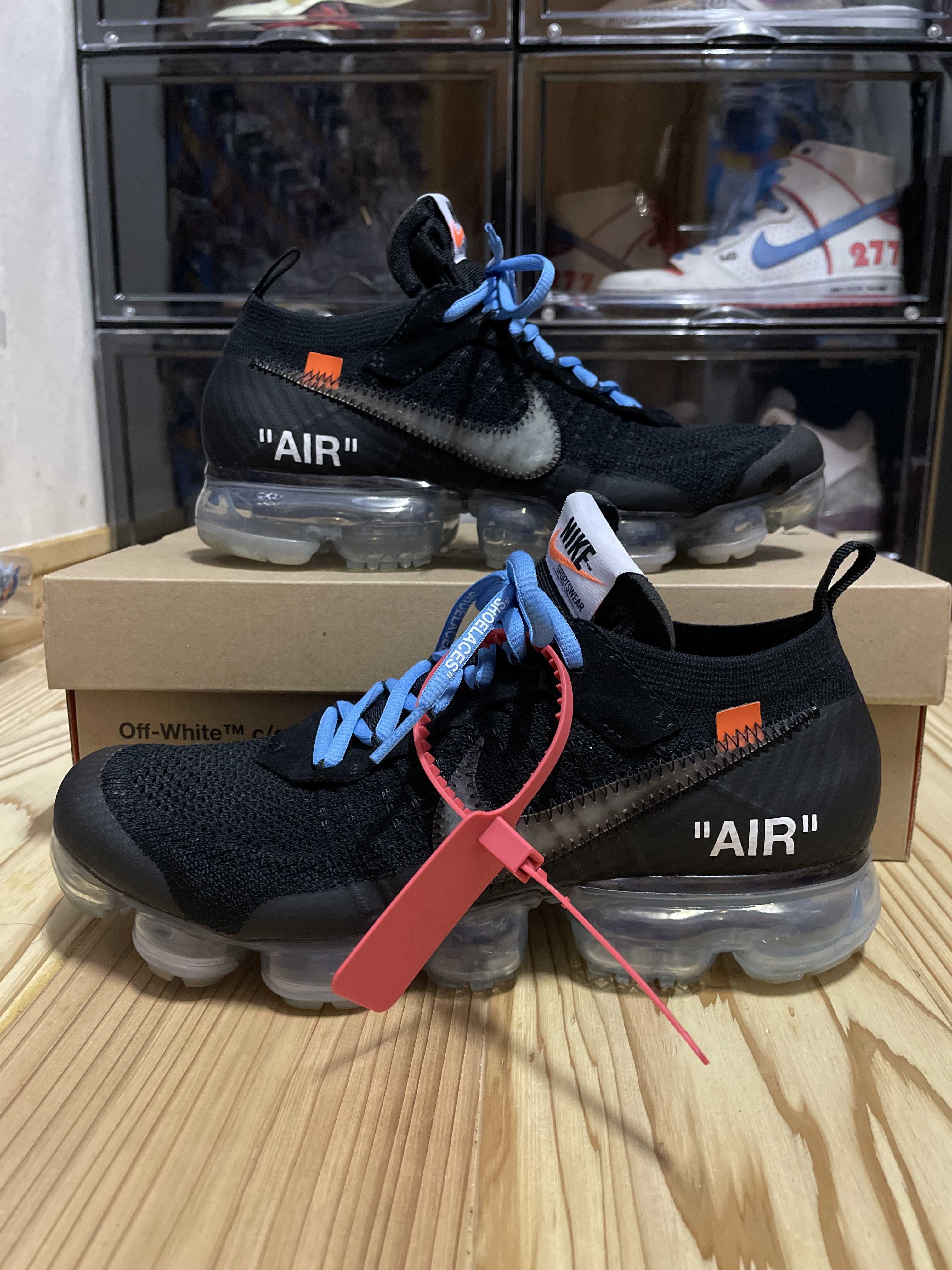 Off-White × Nike Air Vapormax "Black/Total Orange/Clear"