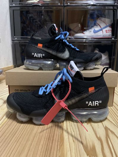 Off-White × Nike Air Vapormax "Black/Total Orange/Clear"