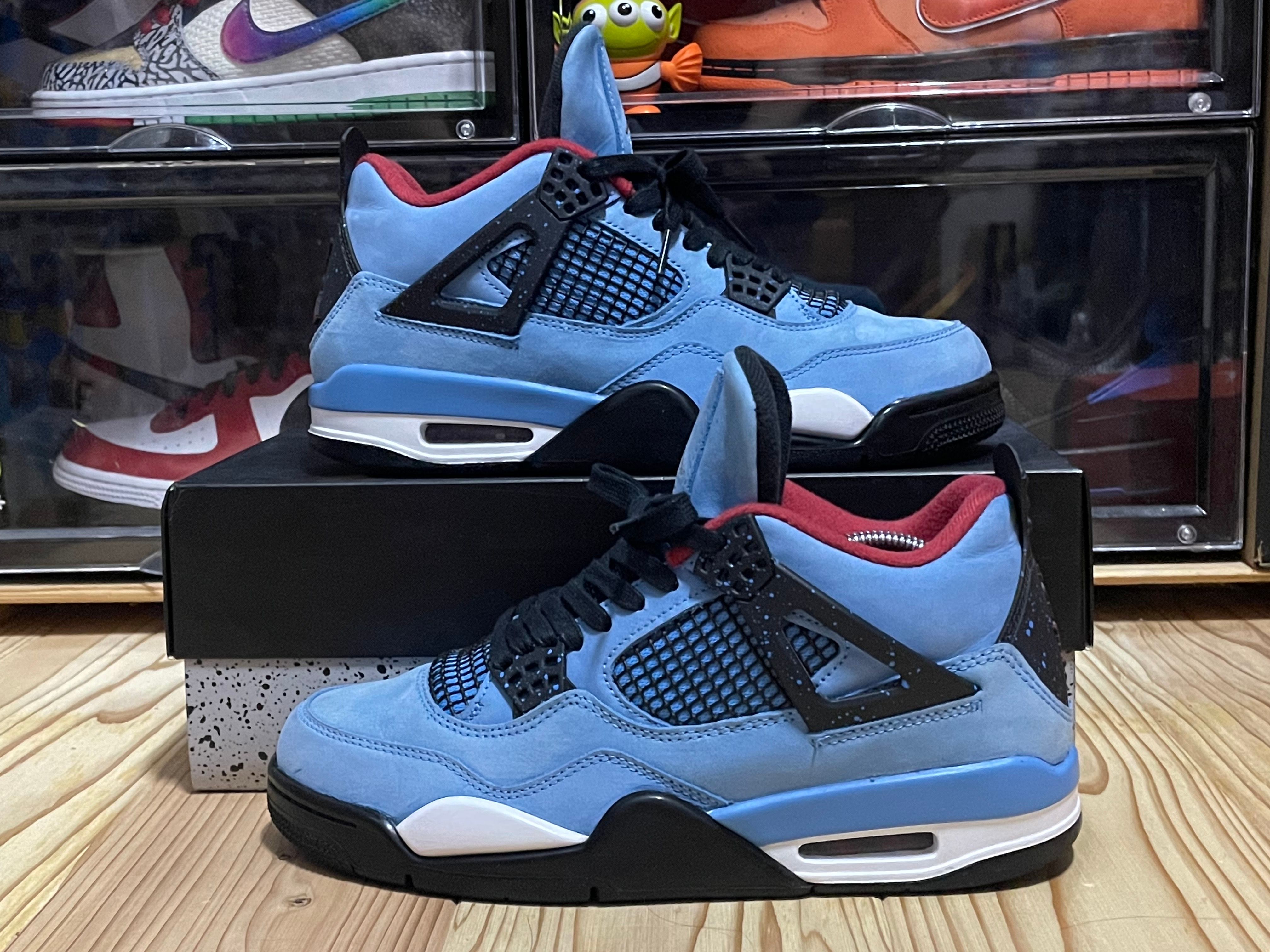Travis Scott × Nike Air Jordan 4 Retro Cactus Jack "University Blue"