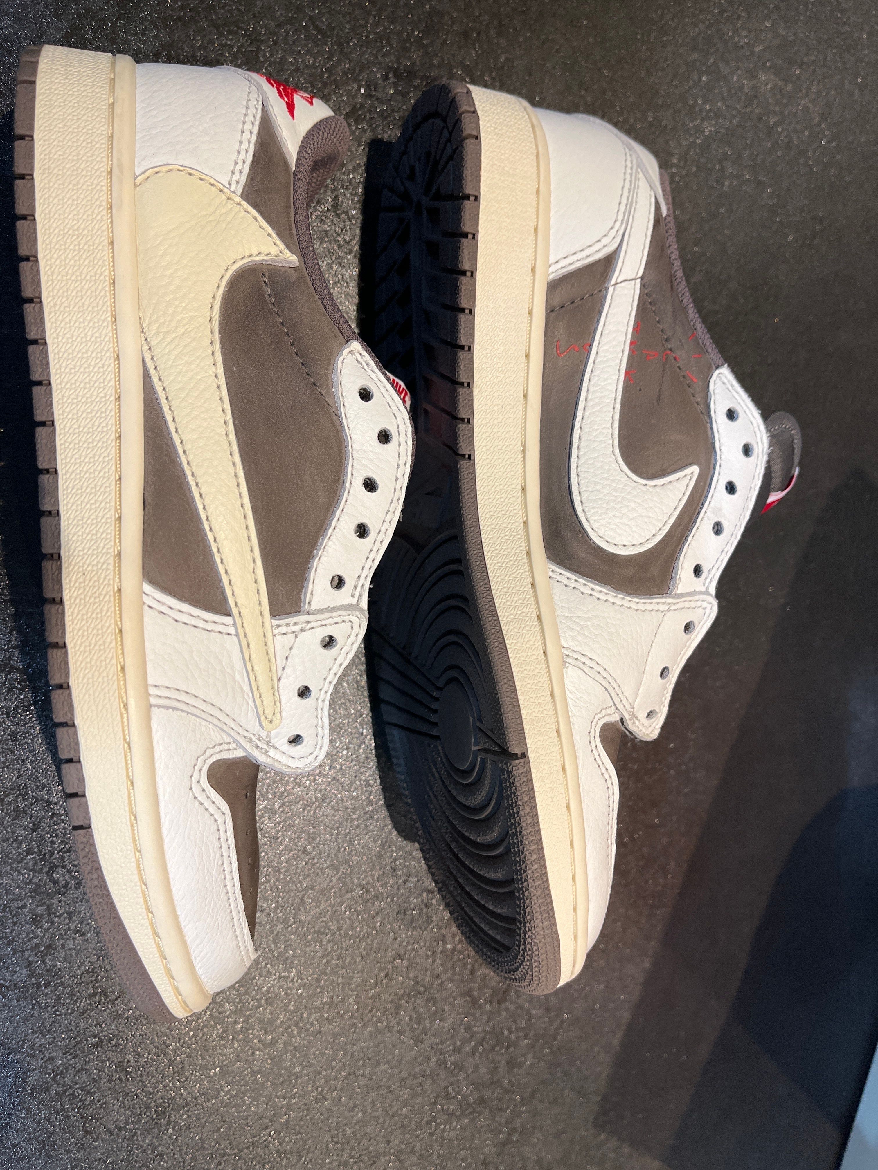 Travis Scott × Nike Air Jordan 1 Low OG SP "Reverse Mocha/Sail and Ridgerock"
