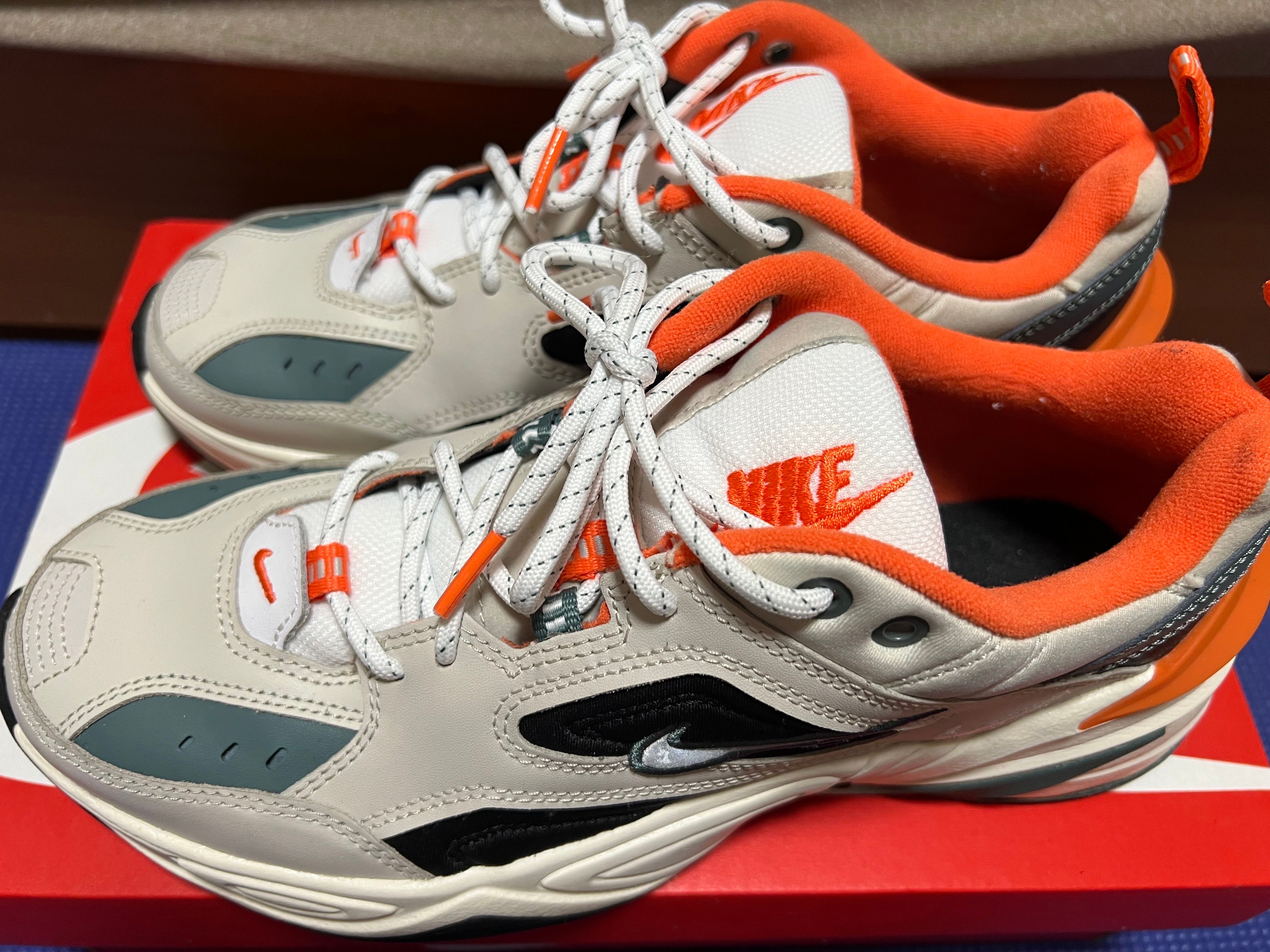Nike M2K Tekno "Light Bone Turf Orange"