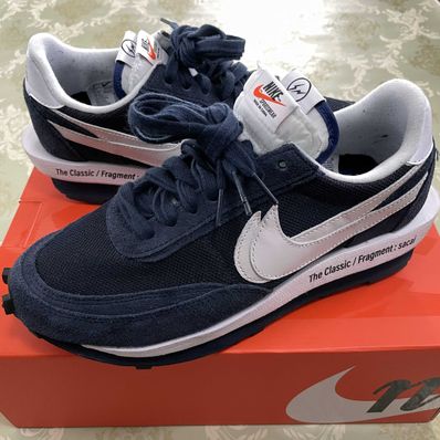 Fragment × sacai × Nike LD Waffle "Blackended Blue"