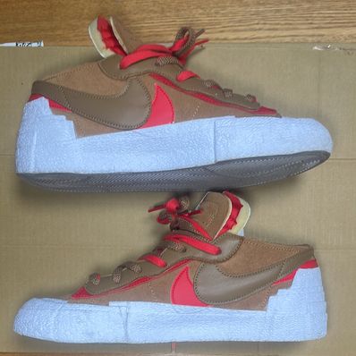 KAWS × sacai × Nike Blazer Low "Team Red"