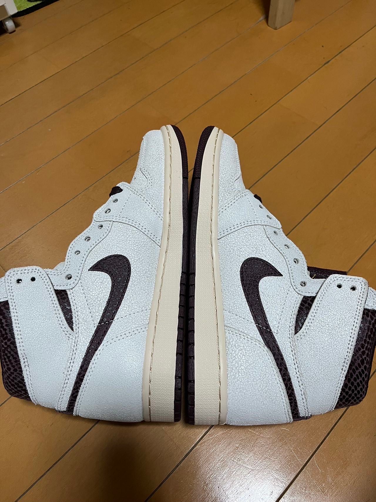 A Ma Maniere × Nike Air Jordan 1 Retro High OG "Sail and Burgundy"