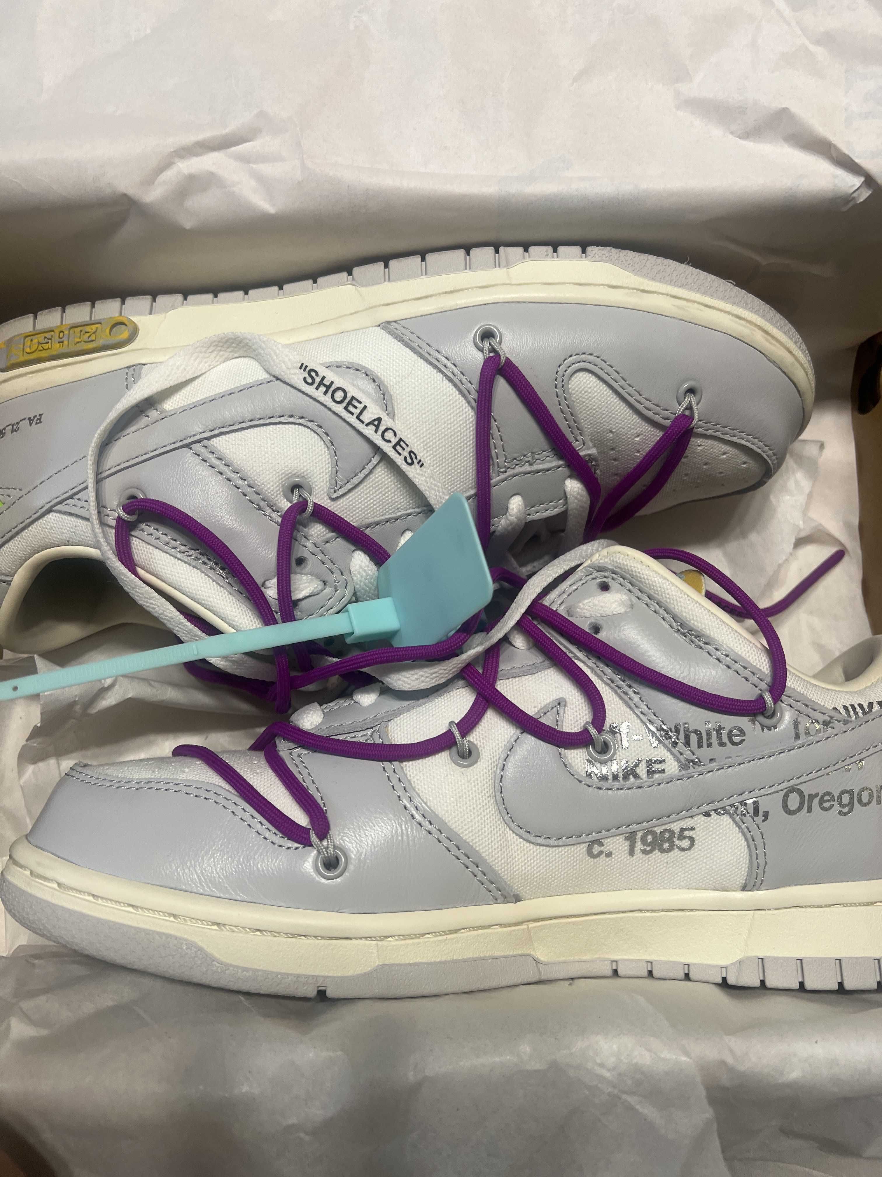 Off-White × Nike Dunk Low 1 of 50 "Lot.21"