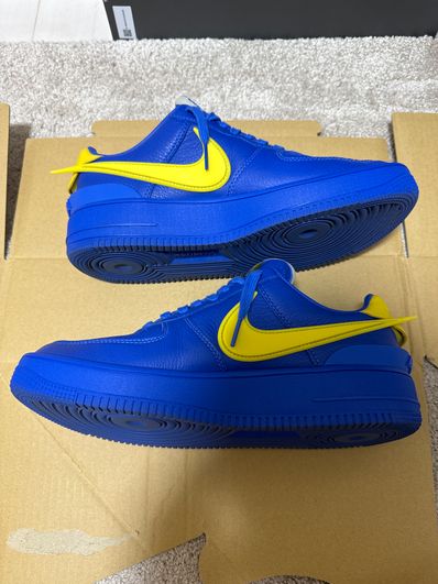 AMBUSH × Nike Air Force 1 Low "Game Royal and Vivid Sulfur"