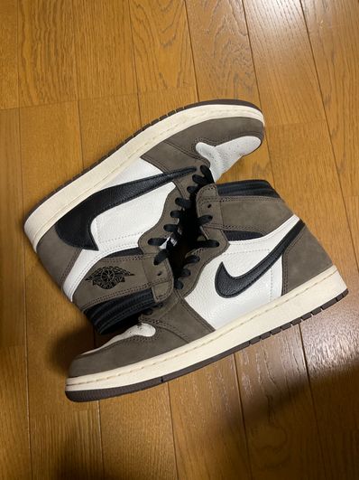 Travis Scott × Nike Air Jordan 1 Retro High OG TS SP "Sail/Dark Mocha"