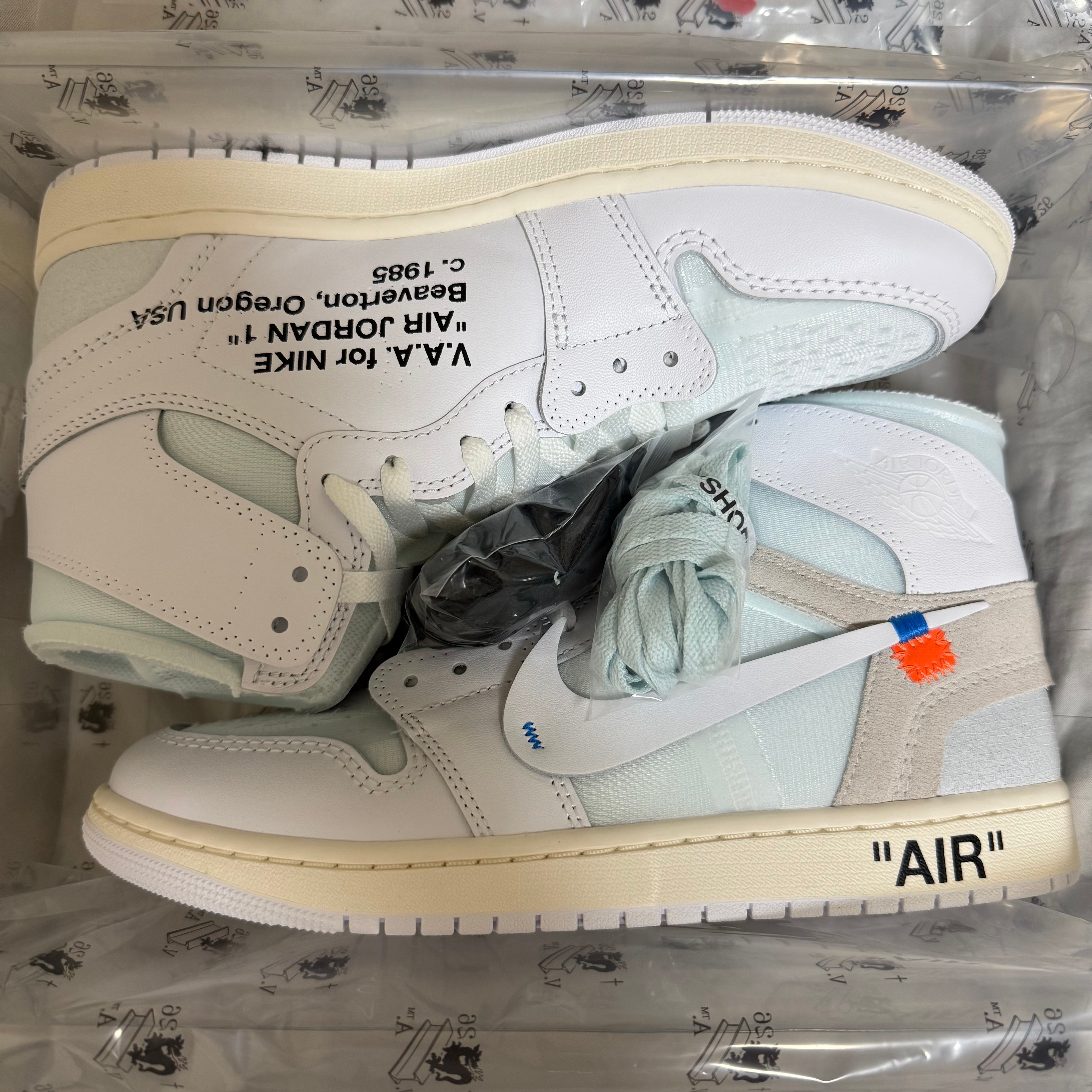 Virgil Abloh Archive (V.A.A.) × Nike Air Jordan 1 Retro High OG "Alaska"