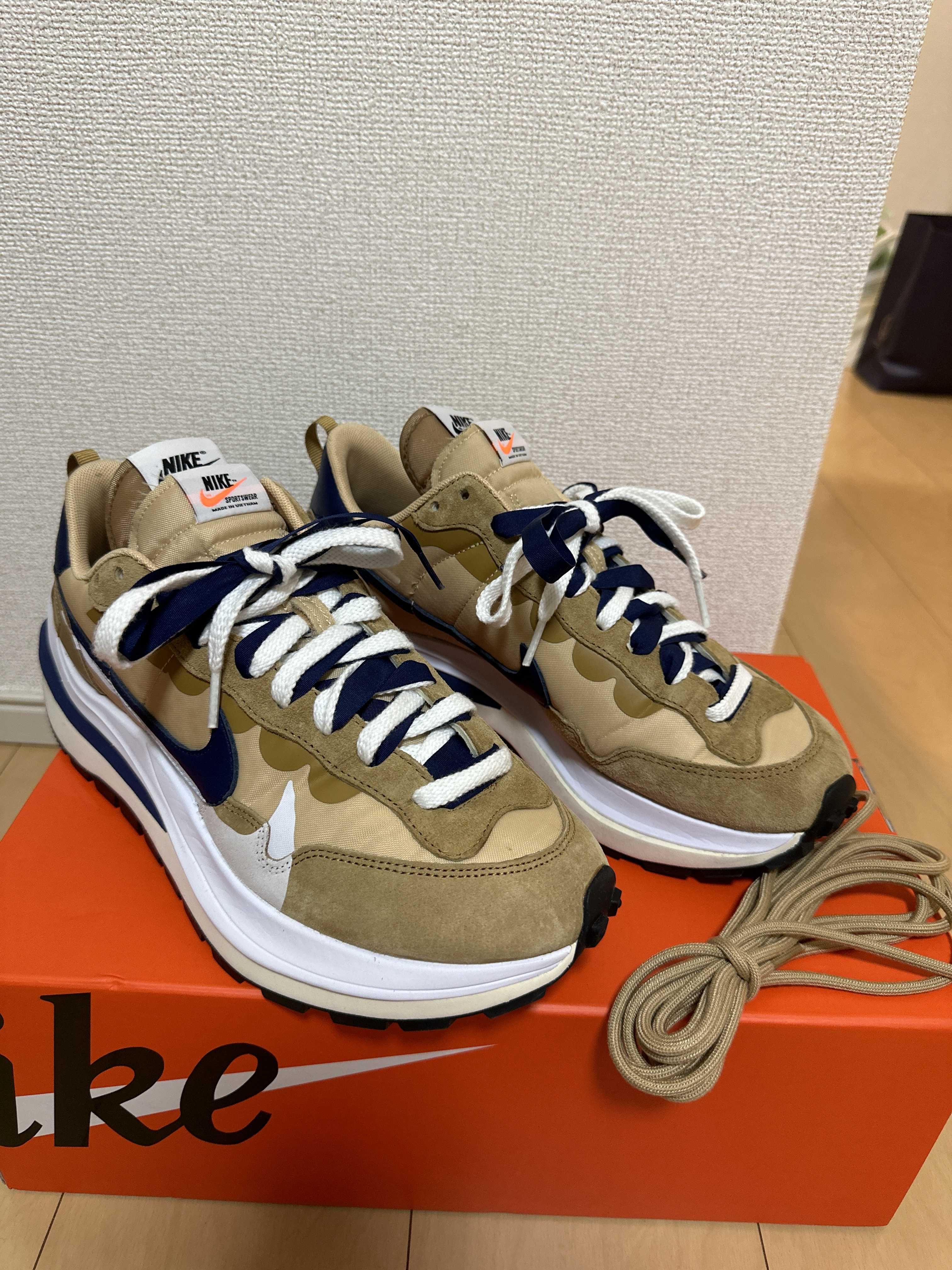 Sacai × Nike Vapor Waffle "Sesame And Blue Void"