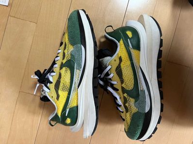 sacai × Nike Vapor Waffle "Tour Yellow/Stadium Green-Sail"