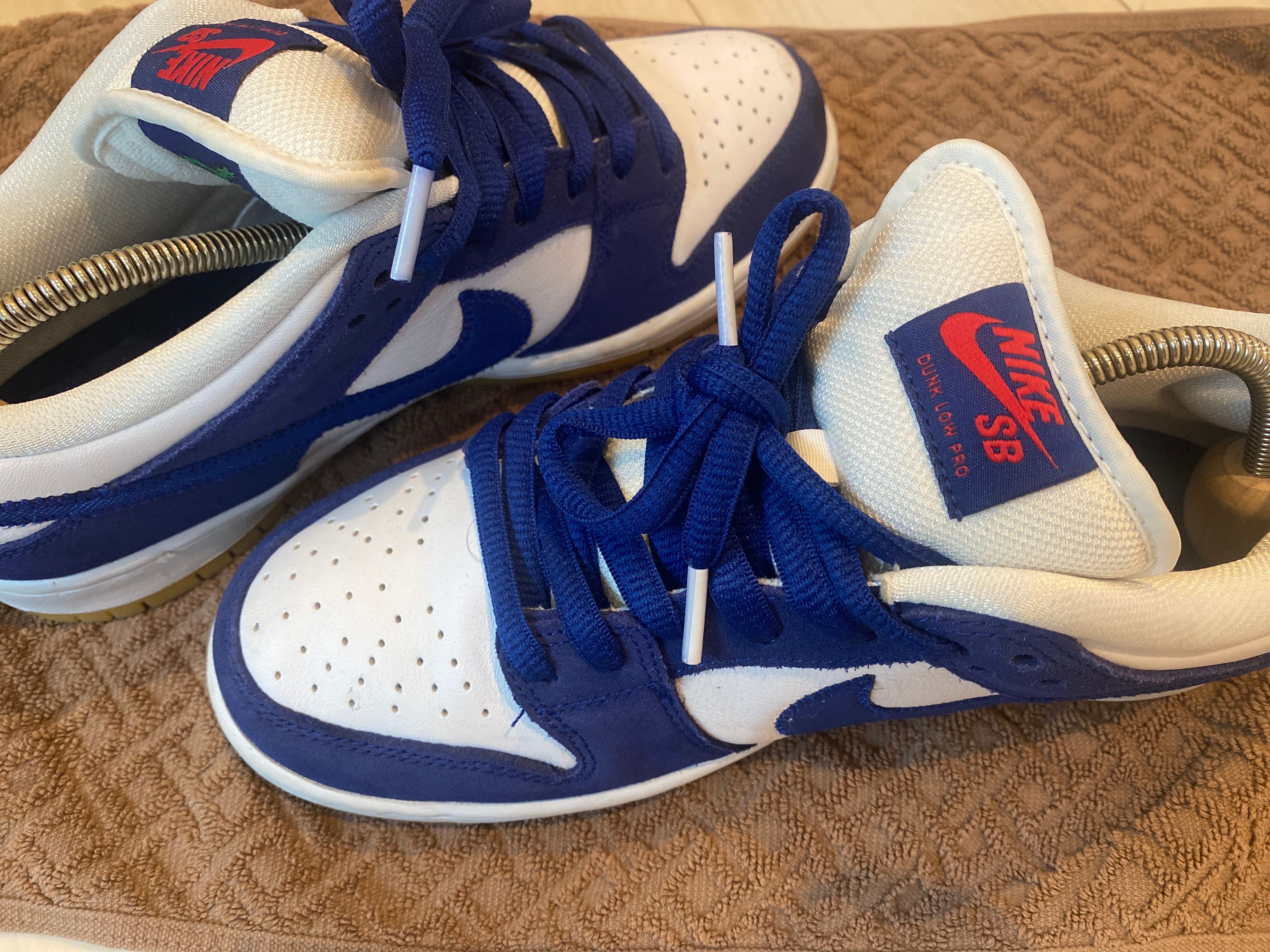 Nike SB Dunk Low "Los Angeles Dodgers/Deep Royal Blue"
