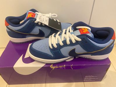 Why So Sad? × Nike SB Dunk Low "Coastal Blue/Speed Yellow-University Red"